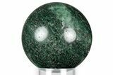 Polished Fuchsite Sphere - Madagascar #349697-1